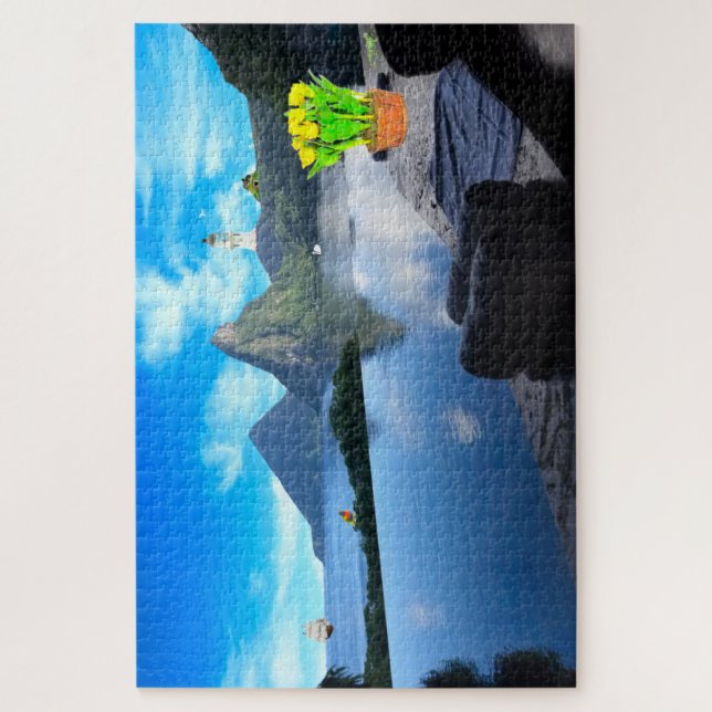 Puzzle Résort de la Montagne de Jade (Vertical)