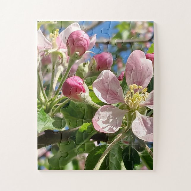 Puzzle Ressort des fleurs de pomme (Vertical)
