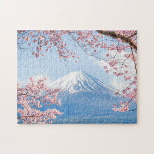 Puzzle Ressort du lac   mountain   Kawaguchiko de Fuji au
