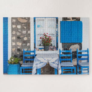 Puzzle Restaurant traditionnel Oia Santorini Grèce
