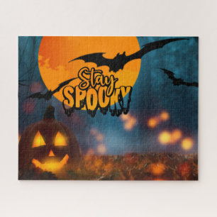 Puzzle Restez Éffrayante nuit d'Halloween