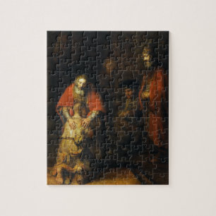 Puzzle Retour du fils prodigue par Rembrandt