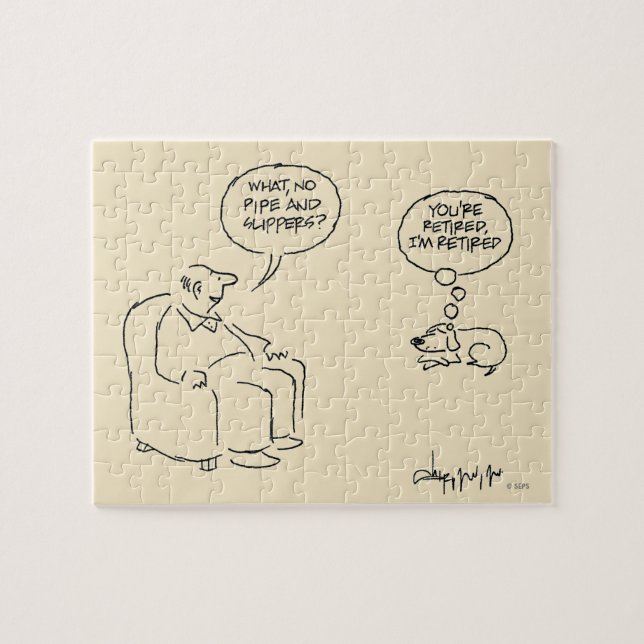 Puzzle Retraité (Horizontal)