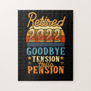Puzzle Retraite Retraite Adieu Tension Bonjour Pension