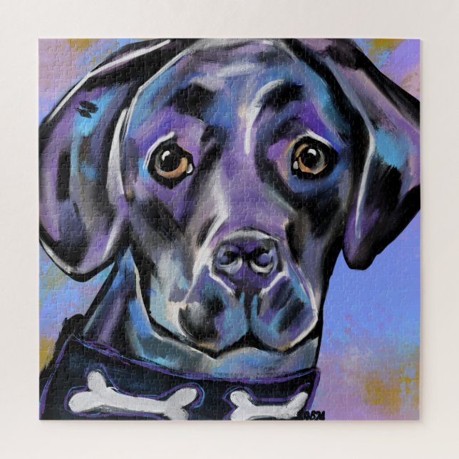 PUZZLE RETRIEVER LABRADOR            (Vertical)