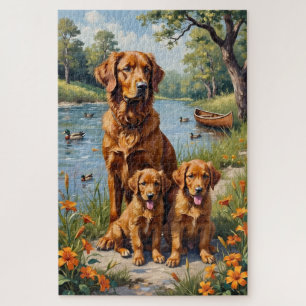 Puzzle Retriever Tolling de Nouvelle-Écosse Riverside Lil