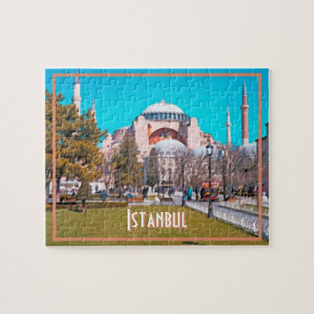 Puzzle Retro Istanbul : Sainte-Sophie (Horizontal)
