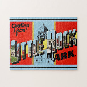 Puzzle Rétro Little Rock Arkansas 11x14