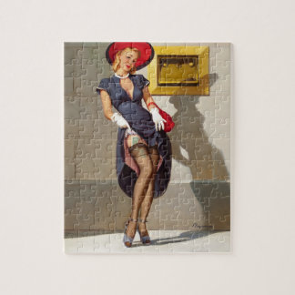 Puzzle Retro Pin-Up Girl