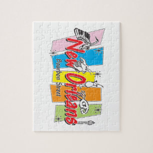 Puzzle Rétro regard de la Nouvelle-Orléans