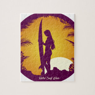 Puzzle Rétro usage de surf
