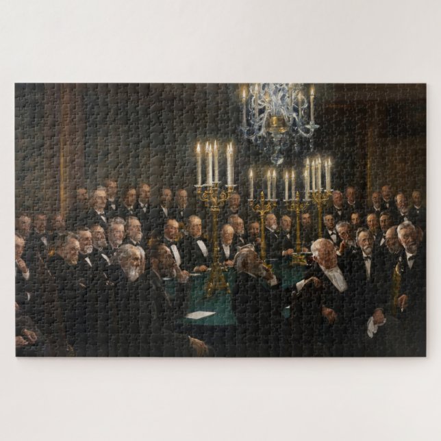 Puzzle Réunion à l'Académie royale danoise (Horizontal)