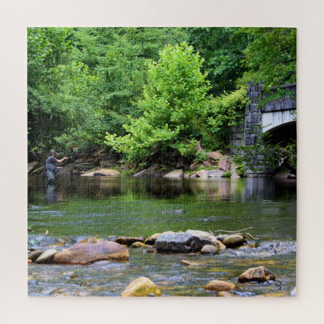 Puzzle Rêve de la journée de pêche à la mouche - 20x20 (Vertical)