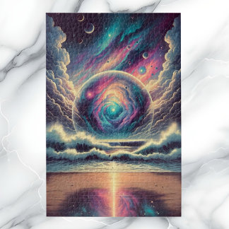 Puzzle Rêve Psychédélique Céleste Mer Stormy