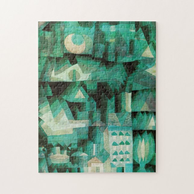 Puzzle rêveur de ville de Paul Klee (Vertical)