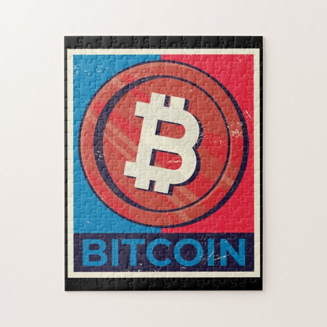 Puzzle Révolution du cristal Bitcoin (Vertical)