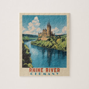 Puzzle Rhine Allemagne Vintage voyage