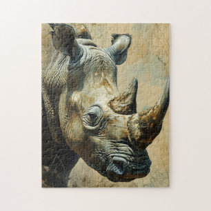 Puzzle Rhino Vintage