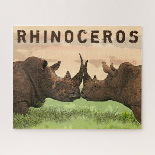 Puzzle rhinocéros