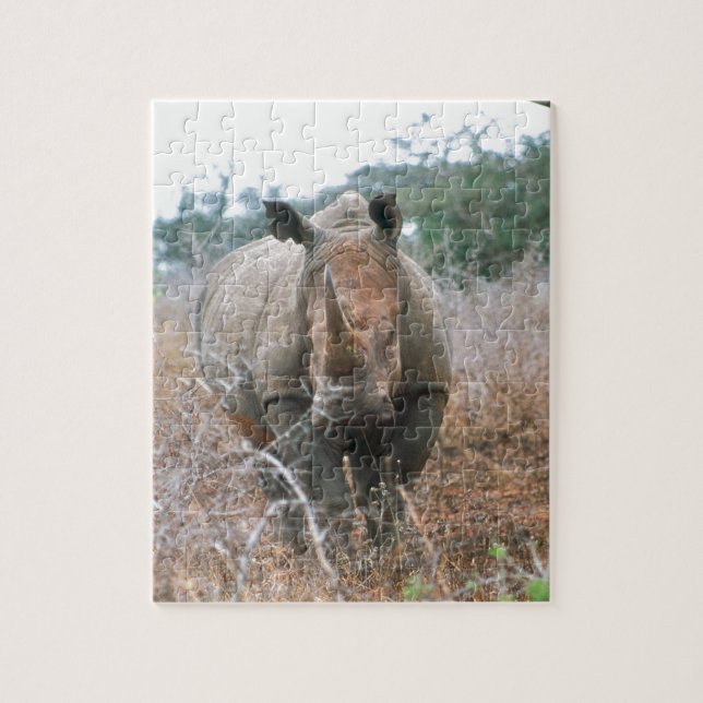 Puzzle Rhinocéros de remplissage (Vertical)