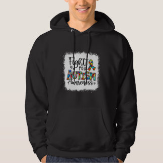Puzzle Ribbon Fight For Autism Awareness Autism Fi Hoodie