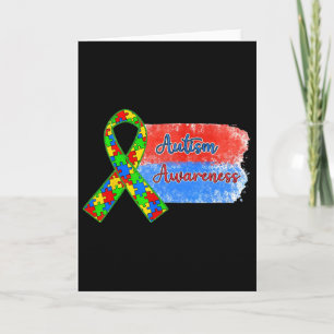 Puzzle Ribbon World Autism Awareness Day 2025 Supp Card