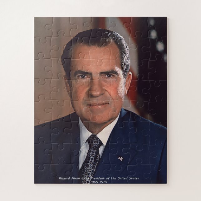 Puzzle Richard Nixon 37e Président des États-Unis (Vertical)