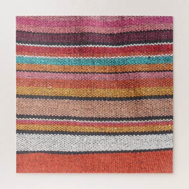 Puzzle Richesse du tapis : Textures mexicaines péruvienne (Vertical)