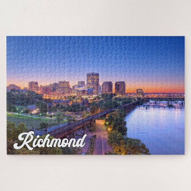 Puzzle Richmond, Virginie, États-Unis (Horizontal)