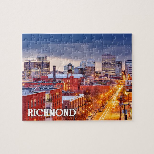 Puzzle Richmond, Virginie, États-Unis (Horizontal)