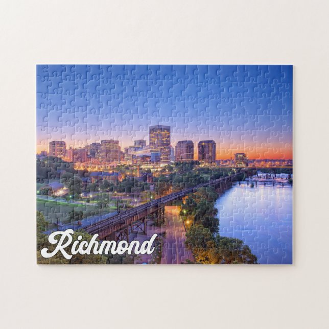 Puzzle Richmond, Virginie, États-Unis (Horizontal)