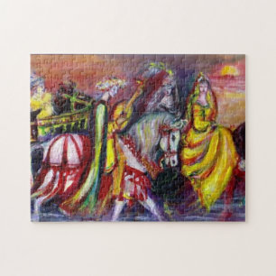 PUZZLE RIDERS IN THE NIGHT