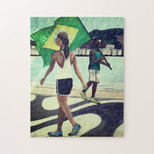Puzzle rio beach brésil