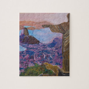 Puzzle Rio de Janeiro avec le Christ le rédempteur