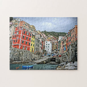 Puzzle Riomaggiore, Italie - Cinque Terre - 11x14 - PC