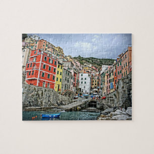 Puzzle Riomaggiore, Italie - Cinque Terre - 8x10 - 110 pc