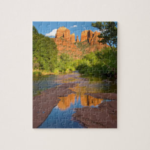 Puzzle Rivière à Red Rock Crossing, Arizona