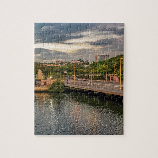 Puzzle Rivière Guayaquil Equateur d'Estero Salado (Vertical)