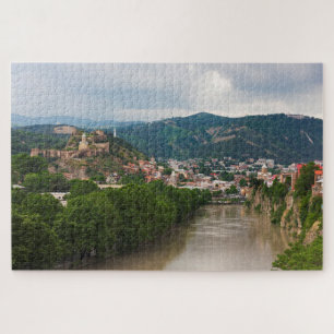 Puzzle Rivière Mt'k'vari coulant, Tbilisi