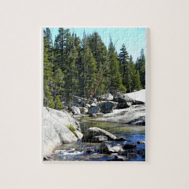 Puzzle Rivière Tuolumne à Tuolumne Meadows, Yosemite, CA (Vertical)