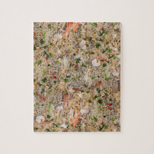 Puzzle Riz frit avec la crevette (Vertical)