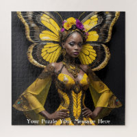 Robe à papillon d'une femme africaine