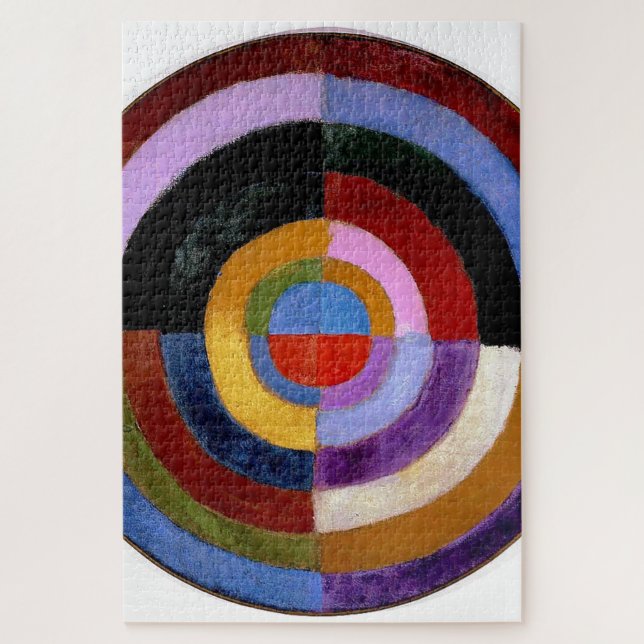 Puzzle Robert Delaunay Peinture d'art Abstrait classique (Vertical)