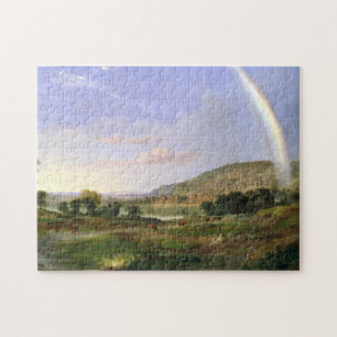 Puzzle Robert S. Paysage de Duncanson avec arc-en-ciel