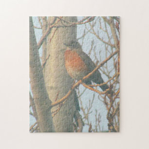 Puzzle - Robin dans l'arbre