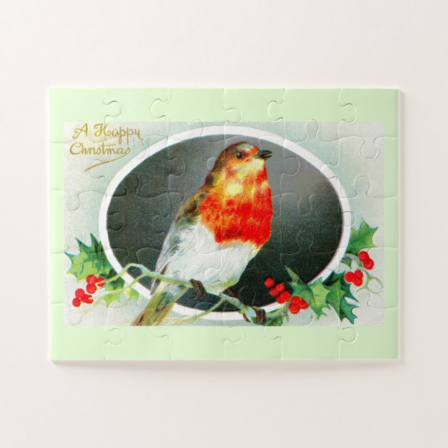 Puzzle Robin de Noël (Horizontal)