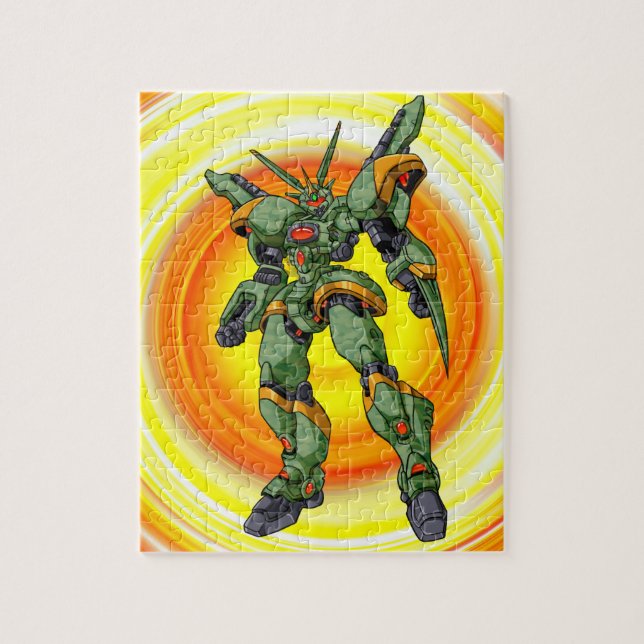 Puzzle Robot de Camo d'Anime (Vertical)