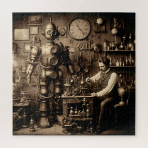 Puzzle Robot mécanique Humanoïde Steampunk ~ * ~