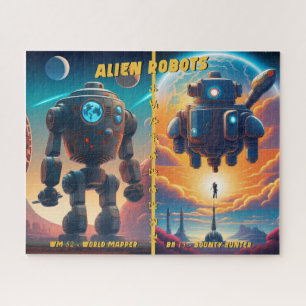 Puzzle Robots Aliens