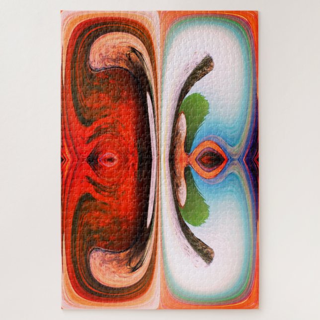 Puzzle Rochers et art aquatique (Vertical)